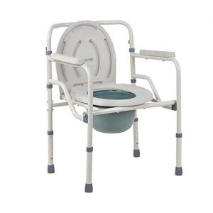 Commode Chair Aluminum ( Height adjustable ) without wheels